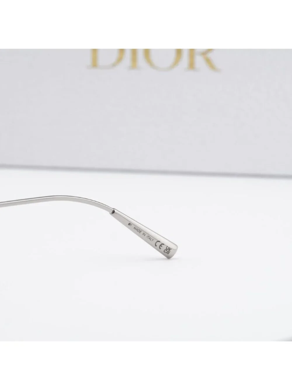 Dior DIORBLACKSUIT O R3U F500 Square Eyeglasses 49mm - Silver / Havana